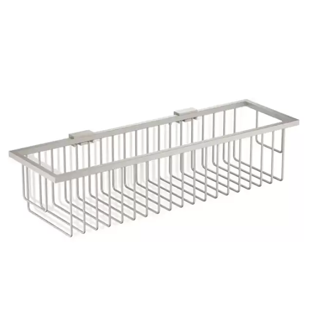 Decor Walther WA WND2 Корзина универсальная 40x12.5x9см для душа, подвесная, цвет: никель сатинированный