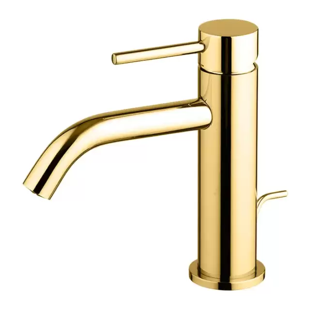 Carlo Frattini Spillo Up Смеситель для раковины, 1 отв., цвет: золото