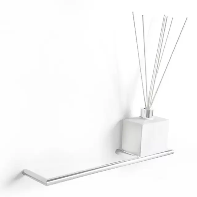 3SC Guy Полотенцедержатель и ароматический диффузор, 40см.,  справа, подвесной, композит Solid Surface, цвет: белый матовый/белый матовый