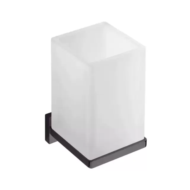 Colombo Look Стакан подвесной, цвет: PVD графит полированный/матовое стекло