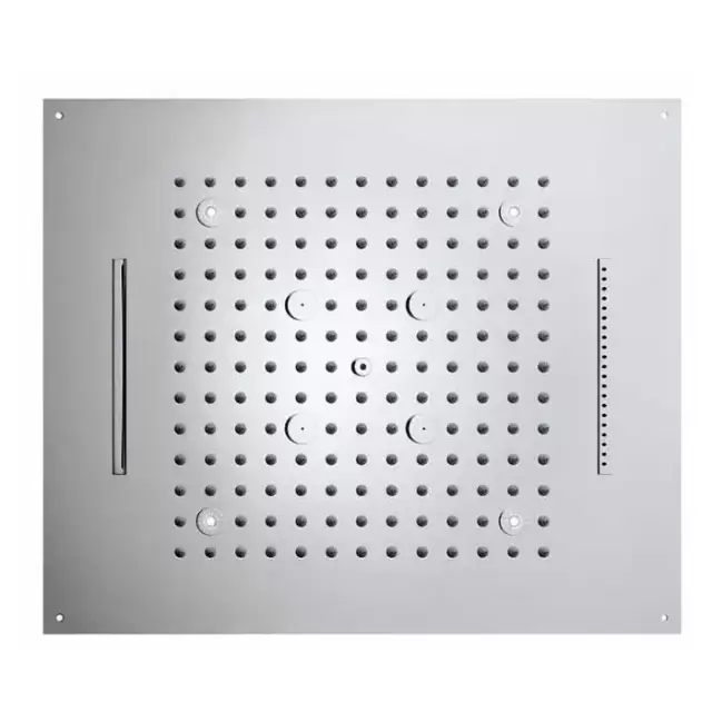 BOSSINI DREAM/4 Верхний душ 570 x 470 мм, 4 режима (дождь, каскад, водопад, туман), с 4 LED (белый), блок питания/управления, цвет: хром