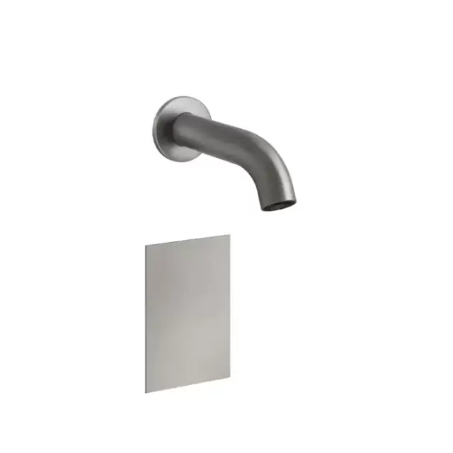 Gessi 316 Смеситель для раковины, настенный, электронный, внешняя часть, цвет: Steel Brushed