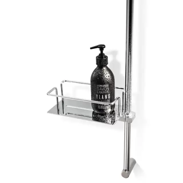 Decor Walther DSK 20 Полочка 20x11x6см для душевой стойки (17-22мм), подвесной, цвет: хром