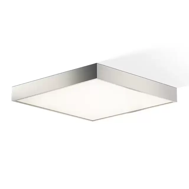 Decor Walther Cut 40 N LED Светильник потолочный 40x40x7см, светодиодный, 1x LED 20.1W, цвет: никель сатинированный