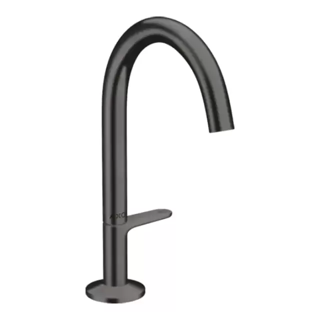 Axor One Смеситель для раковины Sel 170, на 1 отв., с донным клапаном Push-Open, цвет: шлифованный черный хром