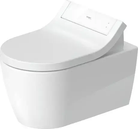Duravit ME by Starck Унитаз подвесной 57х37 см, безободковый, HygieneFlush для SensoWash, цвет: белый