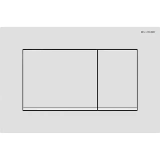 Geberit Sigma20 Клавиша для двойного смыва, квадратная, цвет: белый матовый