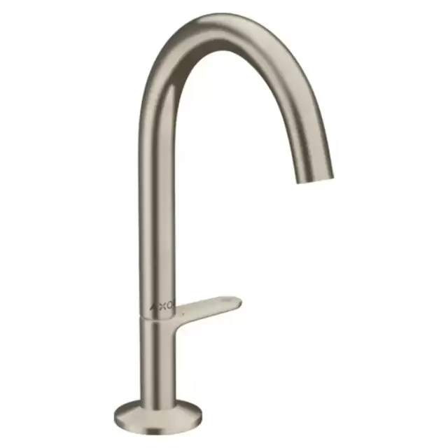 Axor One Смеситель для раковины Sel 170, на 1 отв., с донным клапаном Push-Open, цвет: шлифованный никель