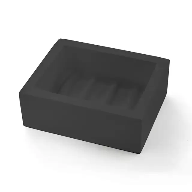 3SC Bemood Black Мыльница настольная, цвет: черный