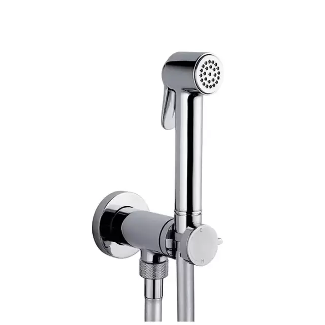 Bossini Paloma Гигиенический душ с прогрессивным смесителем, лейкой и шлангом 125см., цвет: хром