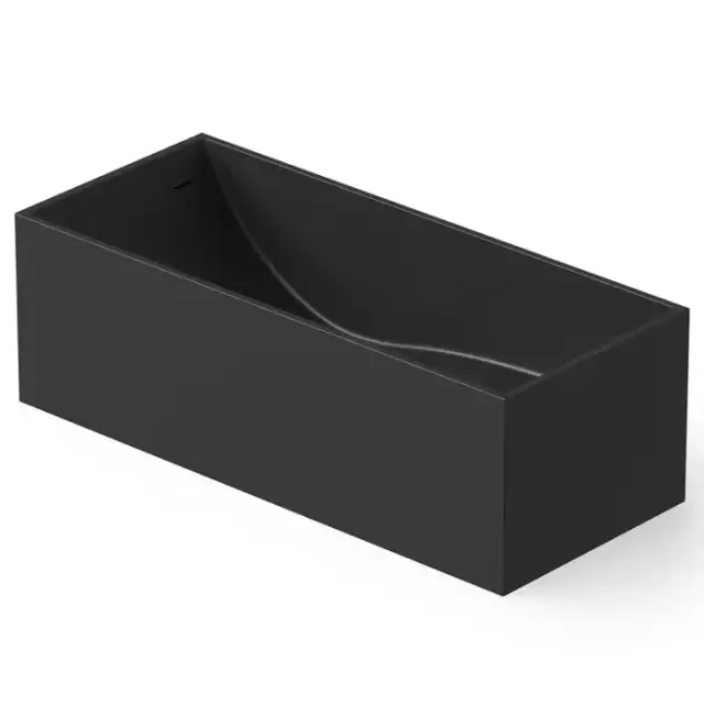 Dea Design Modern Ванна 158х68х58см., отдельностоящая, Solid Surface, цвет: Black №16