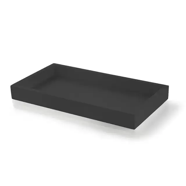 3SC Bemood Black Поднос 27.5х15х4см., настольный, цвет: черный