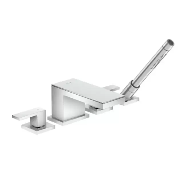 Axor MyEdition Смеситель для ванны, на 4 отв, излив 200мм, внешняя часть, цвет: хром