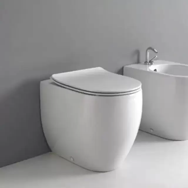 Kerasan Flo унитаз приставной 48х36см, универсальный