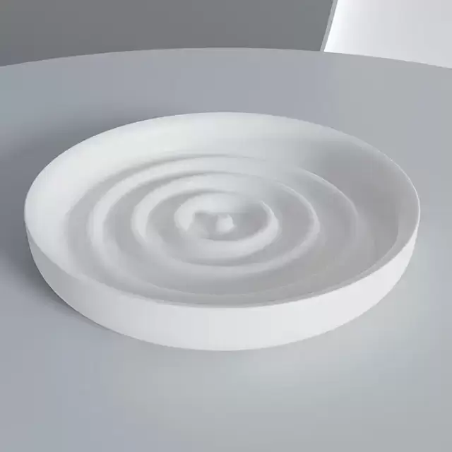 Salini Gocce Мыльница настольная, S-Stone, цвет: белый матовый