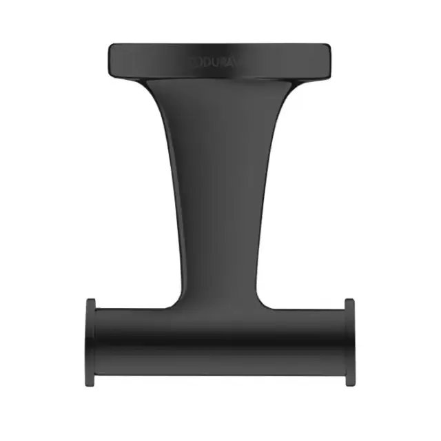 Duravit Starck T Двойной крючок, подвесной, цвет: черный матовый