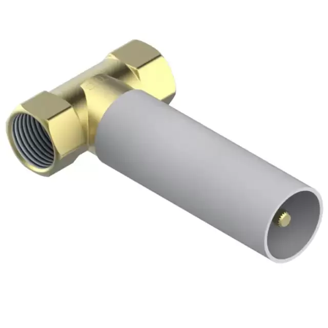 THG Корпус вентиля 3/4", встраиваемый в стену, для холодной воды, правый, цвет: золото