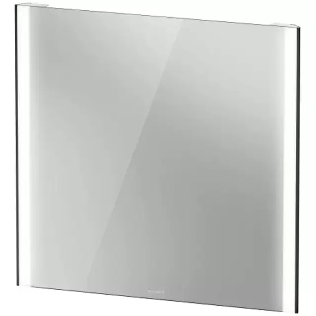 Duravit XViu Зеркало с подсветкой 82x80см, сенсорное управление, цвет: черный матовый