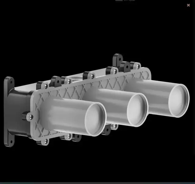 Gessi Origini Встраиваемая часть для смесителя с изливом на 3 отв., цвет: хром