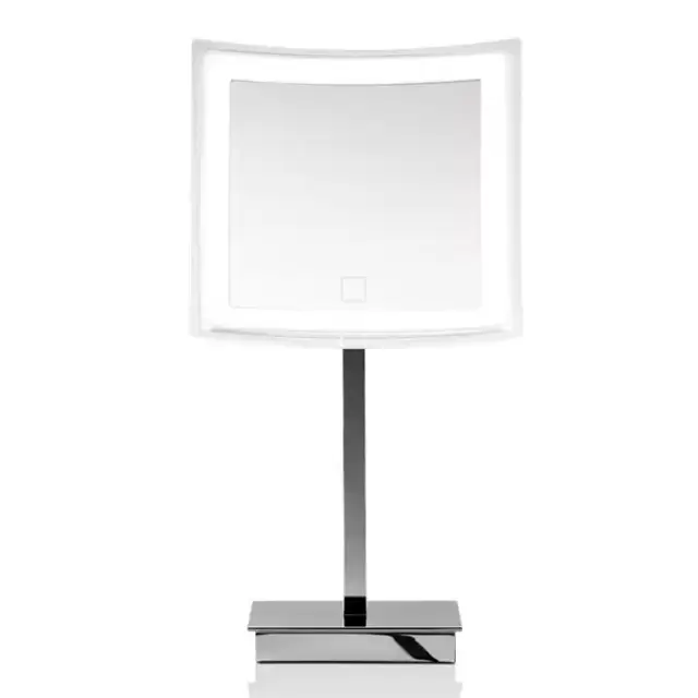 Decor Walther BS 83 Touch Косметическое зеркало 23x21xh41.5см, настольное, увел. 5x, сенсорный вкл., подсветка LED, цвет: хром