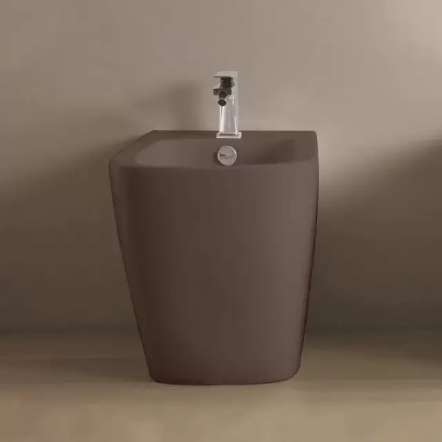 Artceram A16 Биде напольное 36х52 см, 1 отверстие, цвет: tortora