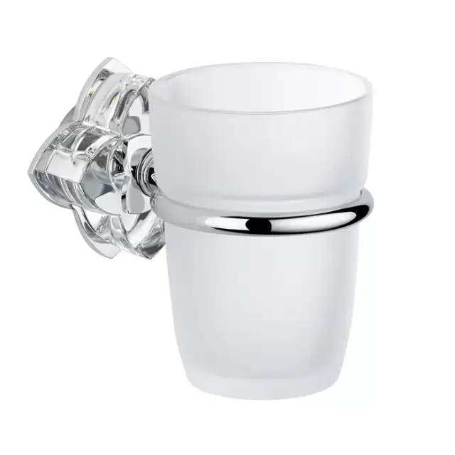 THG Petale De Cristal Clair Стакан стеклянный, подвесной, цвет: хром