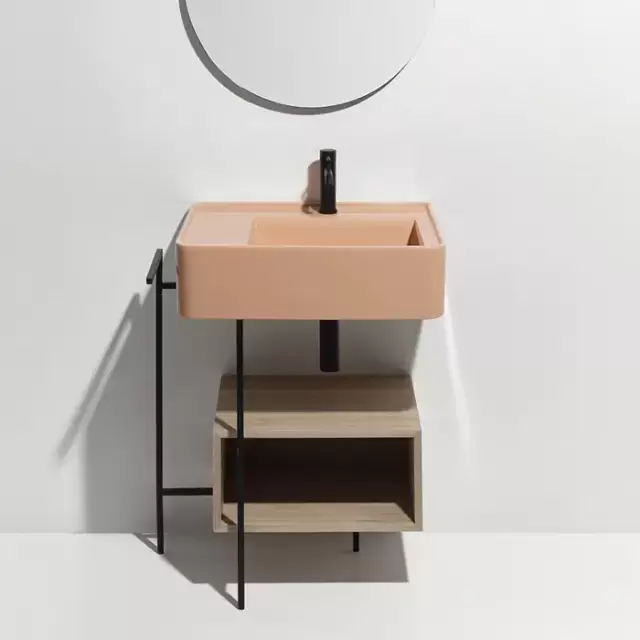 Simas Ratio Раковина чаша подвесная 65x46xh18 см, с 1 отв. для смесителя, без перелива, цвет: caramello