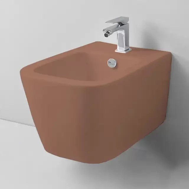 Artceram A16 Биде подвесное 36х52 см, 1 отверстие, цвет: tortora