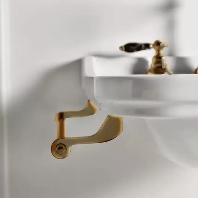 Kerasan Waldorf Полотенцедержатель боковой для раковин, 40см, цвет бронза