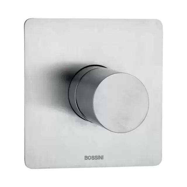 Bossini Nobu Внешняя часть для монорычажного встраиваемого смесителя на 1 выход., цвет: нержавеющая сталь