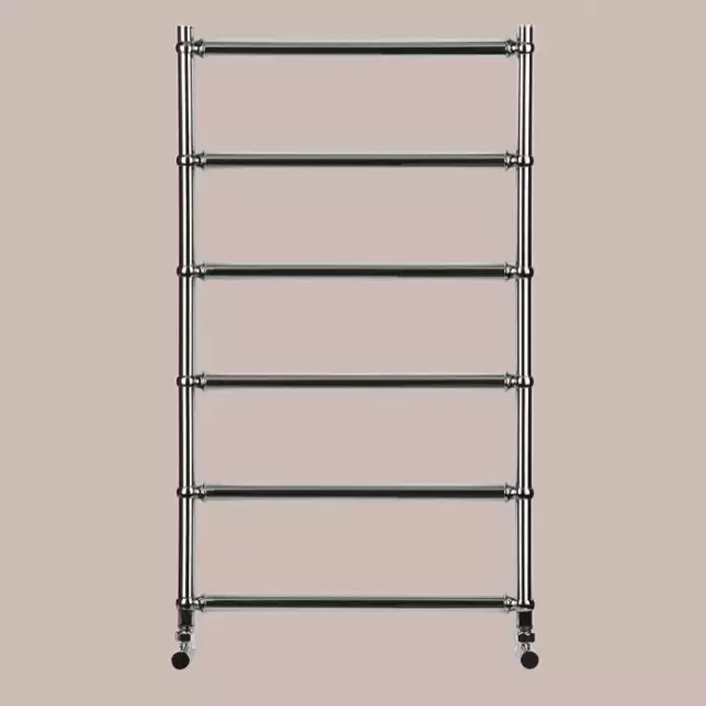 Irsap BELLA п/сушитель (6тр) водяной для систем ГВС, 55хh95.1см (межосевое 50см), с вентилями и комплектом для монтажа KITCOPTUEC6450, цвет:хром/хром