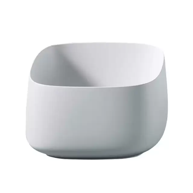 Artceram Cognac Раковина 43x43 см, без отв., накладная, Saniglaze, цвет: матовый белый