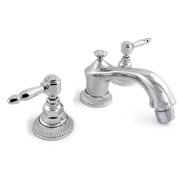 Nicolazzi Impero Смеситель для биде на 3 отверствия с донным клапаном, излив: 131 мм, цвет: хром