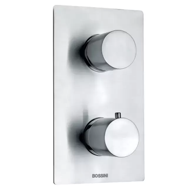 Bossini Nobu Наружная часть для универсального термостатического смесителя на 1-5 выходов., цвет: нержавеющая сталь