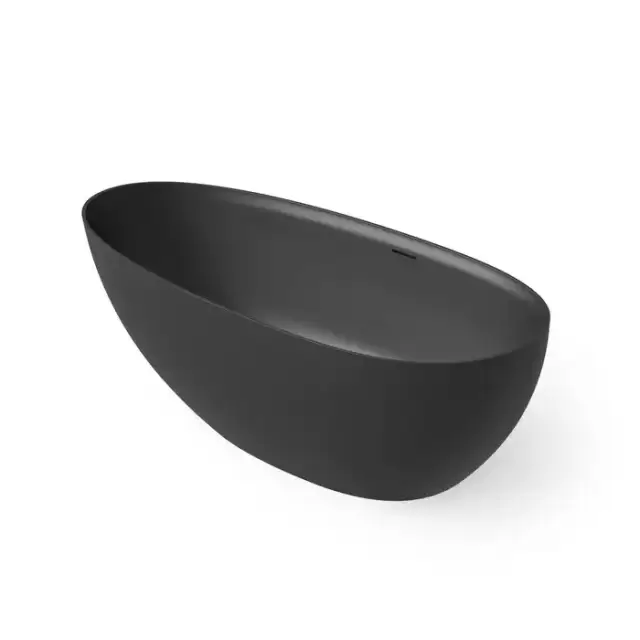Dea Design Edge Ванна 170x78x56см., отдельностоящая, Solid Surface, цвет: Black №16