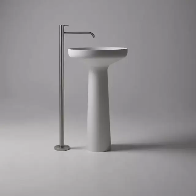 Antonio Lupi Ago Раковина 50х50 см, без отв., напольная, цвет: белый