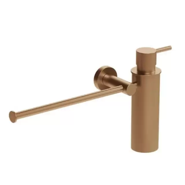 Colombo Plus Полотенцедержатель с дозатором для жидкого мыла, подвесной, цвет: PVD Vintage матовый