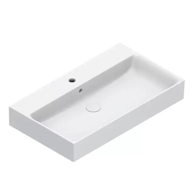 Catalano Premium Раковина 80x47см, с 1 отв., цвет: белый глянцевый