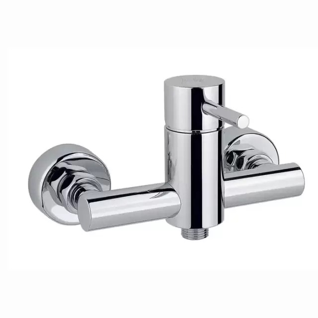 Nicolazzi Olympus Смеситель для душа на 2 отверстия, настенный, вывод снизу 1/2", цвет: хром