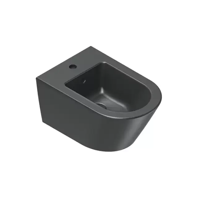 Catalano Zero Биде подвесное 55x35см, с 1 отв., цвет: черный матовый