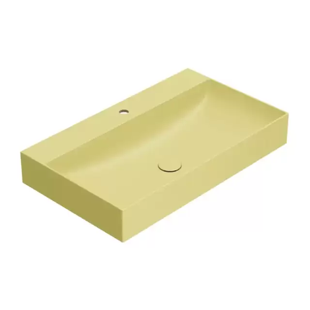 Globo T-Edge Раковина для установки на столешницу, 80x47см., цвет: Senape