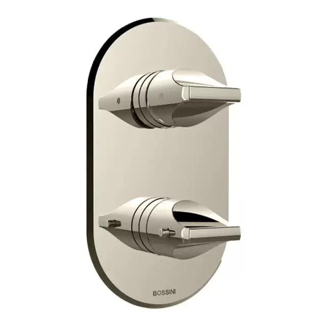 Bossini Apice Смеситель душа, встраиваемый, термостатический, цвет: Brushed Nickel