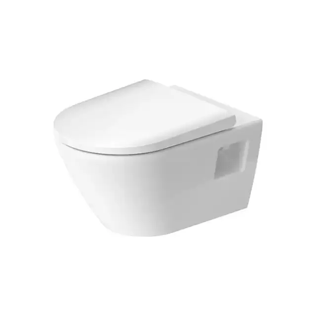 Duravit D-Neo Унитаз 37х54см., подвесной, безободковый, цвет: белый (Сиденье на выбор)