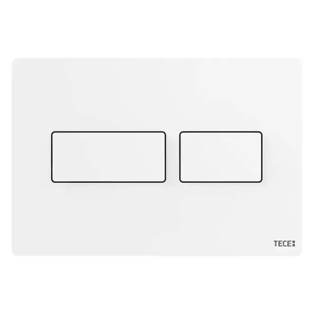 TECEsolid. Панель смыва с двойной системой смыва для унитаза, цвет: белый матовый