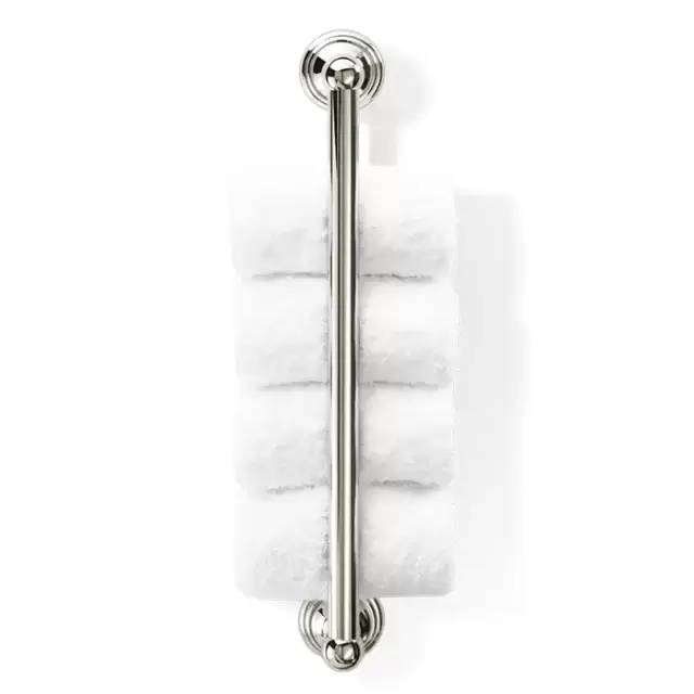 Decor Walther Classic GTH Полотенцедержатель 46см, вертикальный, подвесной, цвет: никель полированный