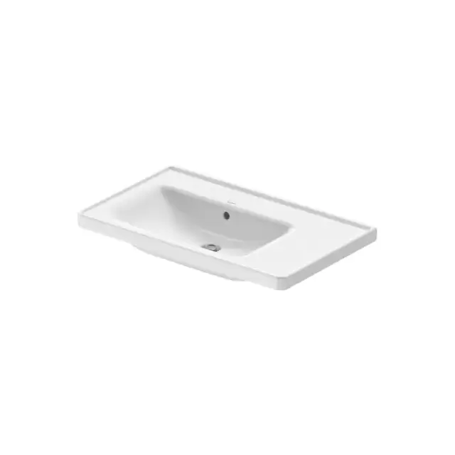 Duravit D-Neo Раковина 80х48см., без отв., накладная, с переливом, цвет: белый