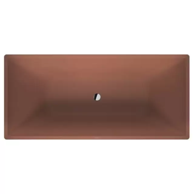 Duravit Vitrium Ванна отдельностоящая 185x85см., с ножками, с2 наклонами для спины, прямоугольная, цвет: матовая корица