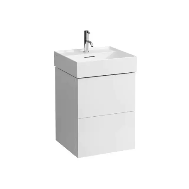 Laufen Kartell Тумба с раковиной 50x46см, с 1 отв., 2 ящика, цвет: белый матовый