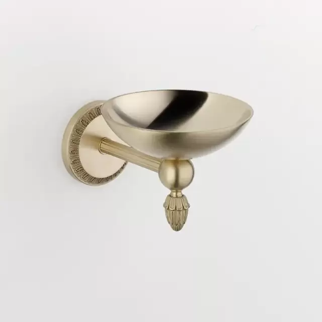 THG Malmaison Metal Мыльница металлическая, подвесная, цвет: Soft matt gold