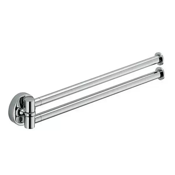 Colombo Plus Полотенцедержатель 34.5см, двойной, цвет: хром